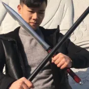 🔥廠家直銷🔥龍泉劍花紋鋼趙云槍霸王槍紅纓槍頭龍泉劍武術長槍長矛寶未開刃