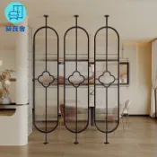 築良舍 免運/附發票 屏風 日式屏風櫃 玄關屏風 簡約現代鋼化玻璃隔斷屏風客廳玄關入戶可定制可旋轉工廠現貨直銷 售後保障 全館八折 年底鉅惠 店長推薦 5z1230