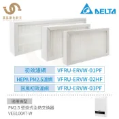 台達電子 PM2.5壁掛式全熱交換器濾網 新風初效 / HEPA / 回風初效濾網 VEB100AT-W適用