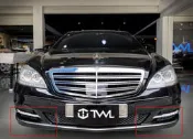 《※台灣之光※》全新BENZ W221 09 10 11 12 13年LCI小改款NEW S原廠型前保桿專用鍍鉻飾條