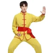 【熱舞服裝】打鼓服舞龍舞獅錶演服男女生秧歌服裝腰鼓服武術練功服演出服廟會