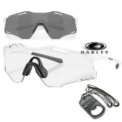 【Oakley】奧克利 Cybr zero 亞洲版 無框防霧鏡片設計 全日配戴變色太陽眼鏡 OO9512D 01 白框 公司貨