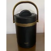 ｛🍎蘋果樹🍎｝Apple Tree 仙德曼316不鏽鋼2.0保溫提鍋 黑色/不銹鋼色 2000ml