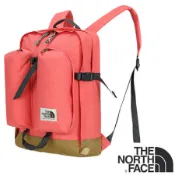 【遠東百貨】【美國 The North Face】新款 輕量防潑水多功能後背包17L(日用電腦書包_可容13吋筆電_抗撕裂).運動休閒/CJ6P 珊瑚粉紅/芥末棕✿30E010