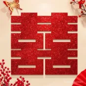 婚禮佈置 婚房佈置 喜字佈置 結婚道具 訂婚佈置 結婚喜字 喜字貼 婚房裝飾布置 大門口貼 房門衣櫃喜玻璃喜字婚禮客廳