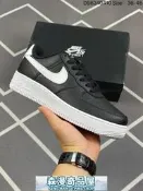 色【實拍】耐吉 Nike Air Force 1 Low ”Black and hite“ 權志龍黑白 官方同步