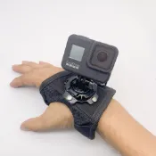 【極品生活】GoPro手掌帶 360度旋轉手腕帶 適用GoPro insta360 AKASO大部分運動攝影機與手機夾