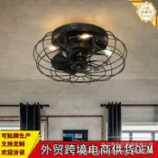 心靈避風港 【美式工業風】吸頂風扇燈 吊扇燈 臥室風扇燈 遙控風扇燈 110V風扇燈 吊扇帶燈 靜音節能 三段調光調速 簡約北歐風 客廳餐廳適用
