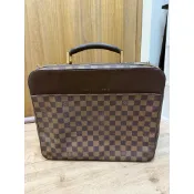 【絕版珍藏/法國製】Louis Vuitton LV Vintage Damier Sabana棋盤格稀有老物老花公事包