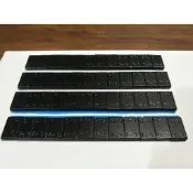 未滿300不出貨 新款 霧黑 飛機平衡用鉛塊/配重鉛塊/鉛片 背膠貼式 (鐵質) 4條 1組