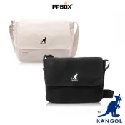 KANGOL 帆布 郵差包 附背帶 包包 【61558701】