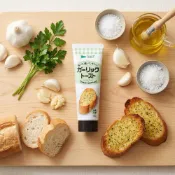 (店+)【KEWPIE】QP中島董 特濃香蒜抹醬100g/條 日本原裝進口烤麵包吐司抹醬料理調味蒜香醬早餐點心宵夜下午茶戶外露營野餐歐式麵包醬