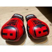 【Ringside正版/IMF專利】Apex FTG2 專業拳擊手套 16oz 黑紅碳纖紋（拳峰保護極佳/8成新美品）