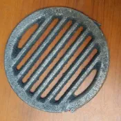 燒餅爐子專用爐箅子爐橋條排鑄鐵圓形排水口下水道過濾網生鐵 -森客精品