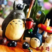 【日本巧鋪】現貨！宮崎駿 龍貓疊疊樂公仔一組 平衡遊戲 豆豆龍 TOTORO 食玩具手辦 神隱少女