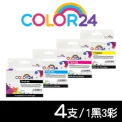 Color24 for Epson 1黑3彩 NO.73N T105150/T105250/T105350/T105450 相容墨水匣 適用C79 / C90 / C110 / T20
