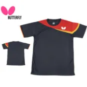 《桌球88》🔥現貨歐版 Butterfly 蝴蝶 🇩🇪德國隊 選手比賽服 桌球衣 男女通用 運動上衣 乒乓球衣 排汗衣