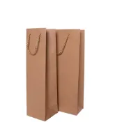 現貨【紅酒袋】 加厚橄欖油禮品袋 紅酒袋 牛皮紙袋 單雙支葡萄酒袋 批發酒袋子
