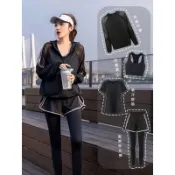 【速乾羽球運動服】2026新款 跑步速乾 健身服 羽毛球服女 運動套裝女 休閒套裝 愛迪達運動服 羽球服女 運動服套裝女