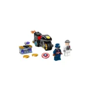 (店+)【CATTYLEGO 貓咪樂購】樂高 超級英雄系列 漫威 美國隊長大戰九頭蛇 積木 49pcs 76189