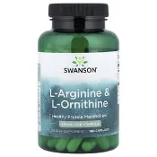 【iHerb】Swanson Vitamins, L-精氨酸和 L-鳥氨酸，100 粒膠囊