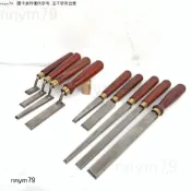 白鋼木工專用銼刀七件組【多形狀】尖頭平頭Z型高腳銼 打磨修邊去毛刺 細木作金工模型 手作玩家適用