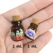 台灣現貨，蝦皮代開電子發票，1.5mL，2mL聞香瓶，軟木塞精油瓶，玻璃瓶，建議展示時特殊使用，非長期保存用途，香氛瓶