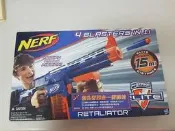 豬豬爸爸玩具窩 NERF 絕版藍 復仇者四合一衝鋒槍僅此一把,收藏許久全新品