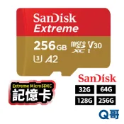 SanDisk Extreme microSD 32G 128G 256G UHS-I SD卡 記憶卡 高速 SD31