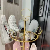連盛 曬鞋架旋轉360度鞋架子名旋轉涼鞋架旋轉式拖鞋架子進門入門跨境