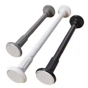 【小不記】110cm-160cm/免打孔/可伸縮/適用多場景(不鏽鋼 窗簾桿 伸縮桿 門簾桿 曬衣桿 衣櫃掛衣桿 浴簾桿)