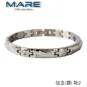 § 庫存特惠品 §【Mare】㊣316L白鋼手鍊：信念 (鑽) 款2【售後服務&保固12個月】