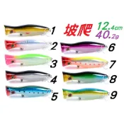 【黑皮釣具】 波爬 12cm40g 水面浮水系 爆水花 雷射 大波趴 遠投 路亞餌 假餌 硬餌 popper 台灣現貨