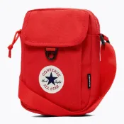 (店+)【CONVERSE】匡威 Crossbody ALL STAR 街頭潮流紅色斜背包(10020540A08) 單肩側背包 小隨行包 聖誕禮物