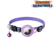 【原廠品質驗證 免運】哇噢反光寵物定位項圈適用Airtag寵物追蹤器防丟失貓咪定位項圈