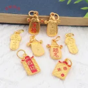 diy沙金配飾 高考係列金榜題名上上簽狀元帽手鏈頭繩diy飾品配件