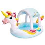 (店+)【INTEX】獨角獸噴水泳池 58435NP *1入 充氣游泳池