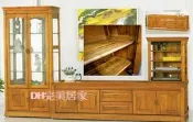 【DH】商品貨號3070B商品名稱 《興軒》10尺古典正樟木電視櫃組。100%全樟木。可拆賣/另計。主要地區免運費