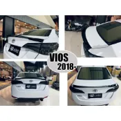 小亞車燈改裝＊全新 TOYOTA VIOS 2018 2019 18 19年 海拉風 尾翼 鴨尾 亮黑 ABS