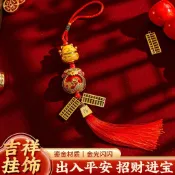 春節新年燈籠葫蘆掛件過年門廳商場福運吉慶新款掛飾精選年貨飾品