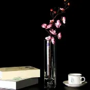【JEN】加厚圓筒玻璃花瓶 口徑6cm高25cm(0625)