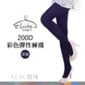 【PChome 24h購物】Eloidy 艾若娣•200D彩色彈性褲襪-深紫