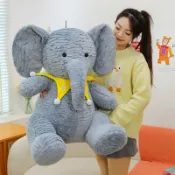玩偶 可愛波浪紋大象毛絨玩偶可愛抱枕兒童安撫陪睡禮物批發娃娃機兌換FF626