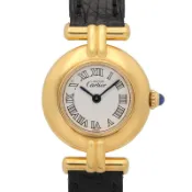 【DOKODEMO】【二手】卡地亞 CARTIER 腕錶 Must Colisée W1011554 白色鍍金 Must Colisée 女士腕錶