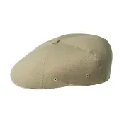 【KANGOL】504 WOOL FLEXFIT 鴨舌帽(灰褐色)