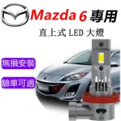 隔日到貨【Mazda6】專用LED大燈 H1 H11 馬6 直上式 風扇款 遠燈 近燈 車燈 原廠1:1直上 LED燈泡