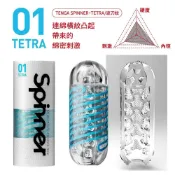 【康是美官方網購】【TENGA】SPINNER迴旋杯-01 TETRA/波刀紋 SPN-001