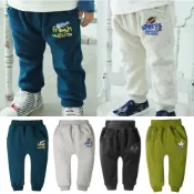 (店+)【Baby 童衣】兒童長褲 男童休閒運動刷毛保暖棉褲 寶寶加厚刷毛褲 60267