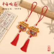 新款香火袋媽祖小福袋天上聖母刺繡香包車用吊飾隨身香囊掛飾