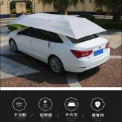【可開發票證３】遮陽傘 半自動車傘  汽車遮陽傘 防曬車衣 多功能車傘 汽車隔熱傘 汽車遮陽傘 移動車棚 遮陽罩 防曬